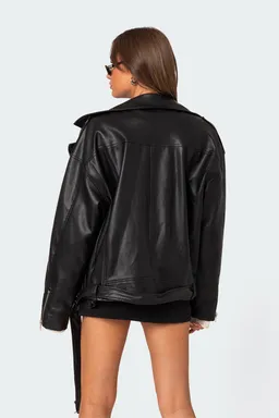 Campera ecuero oversized wrenley de Edikted en Chaquetas para argentina