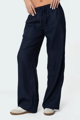 Pantalones estilo lino yasmine de Edikted en Pantalones para argentina