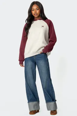 Buzo oversized moño raglán de Edikted en Buzos y Sweaters para argentina
