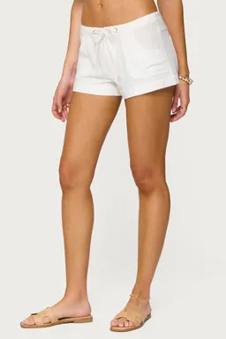 Shorts tipo lino hollis de Edikted en Shorts para argentina