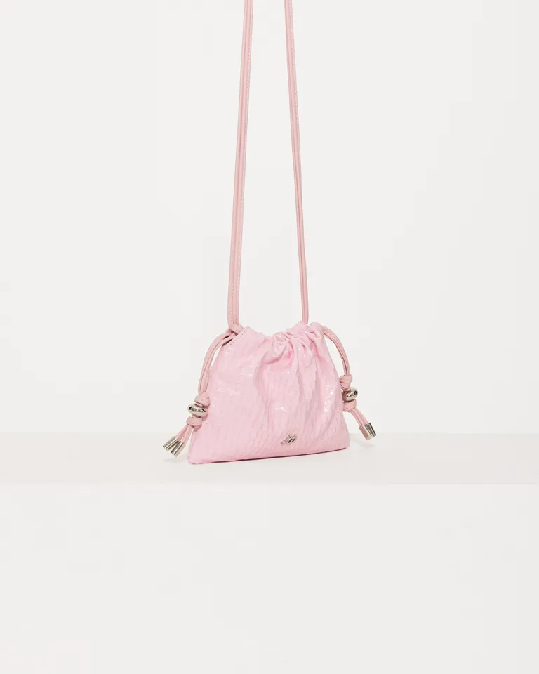 Mini Bolsa Verona de Cuero en Tono Rosa - Diseño Sofisticado y Práctico de Jazmin Chebar en Bolsos y Carteras para argentina