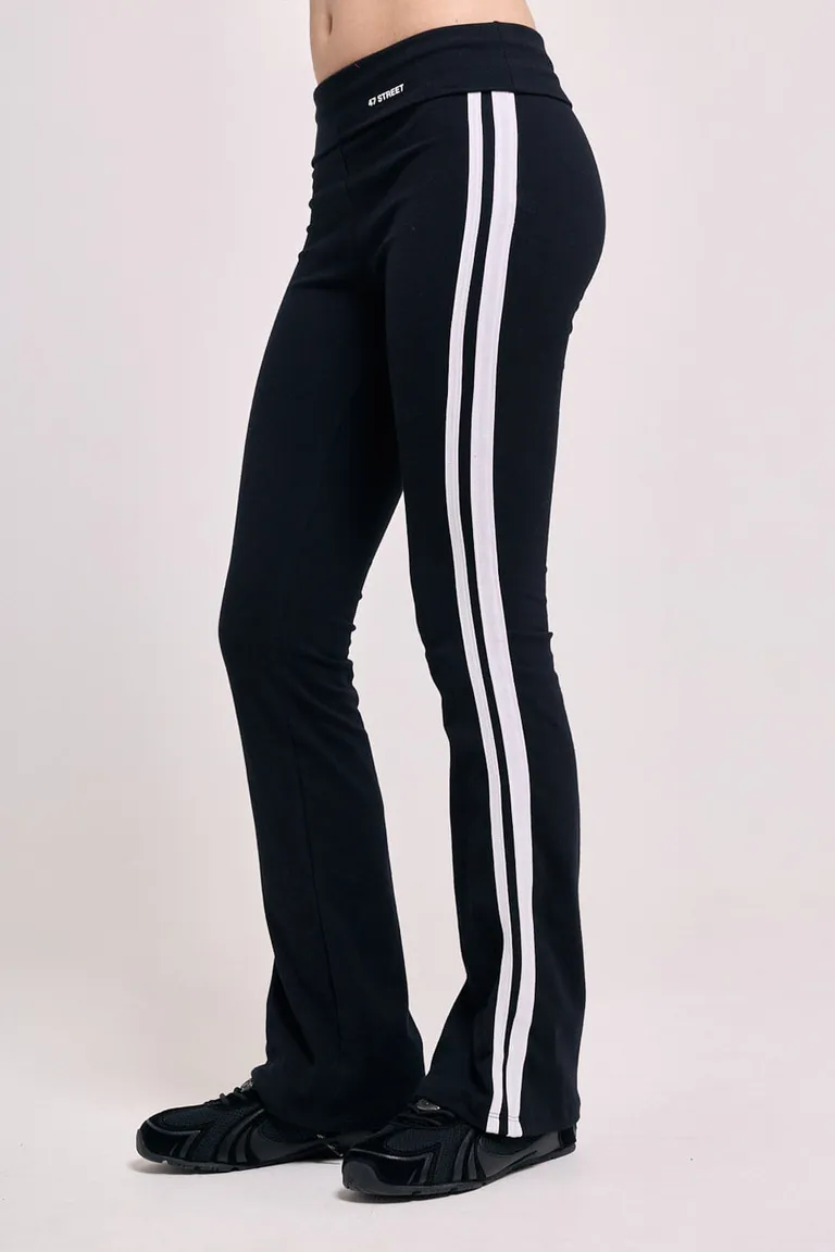 Calza deportiva con líneas laterales de ajuste cómodo de 47 Street en Pantalones para argentina