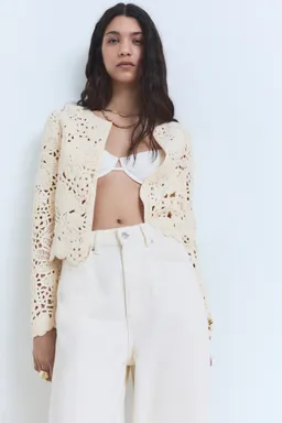 Chaqueta punto calado de Mango en Chaquetas para argentina