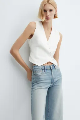 Jeans culotte tiro medio de Mango en Pantalones para argentina