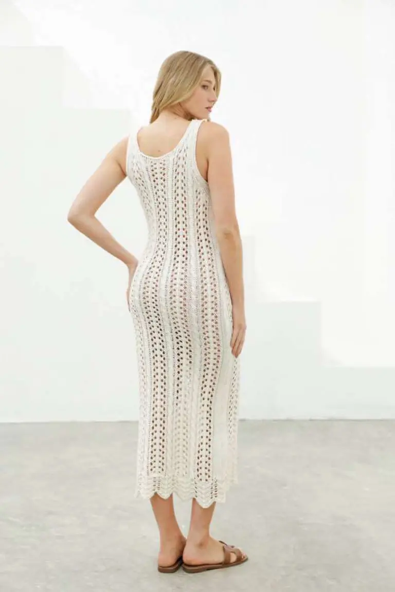 Vestido Calado Trenzado de Hesed en Vestidos para argentina