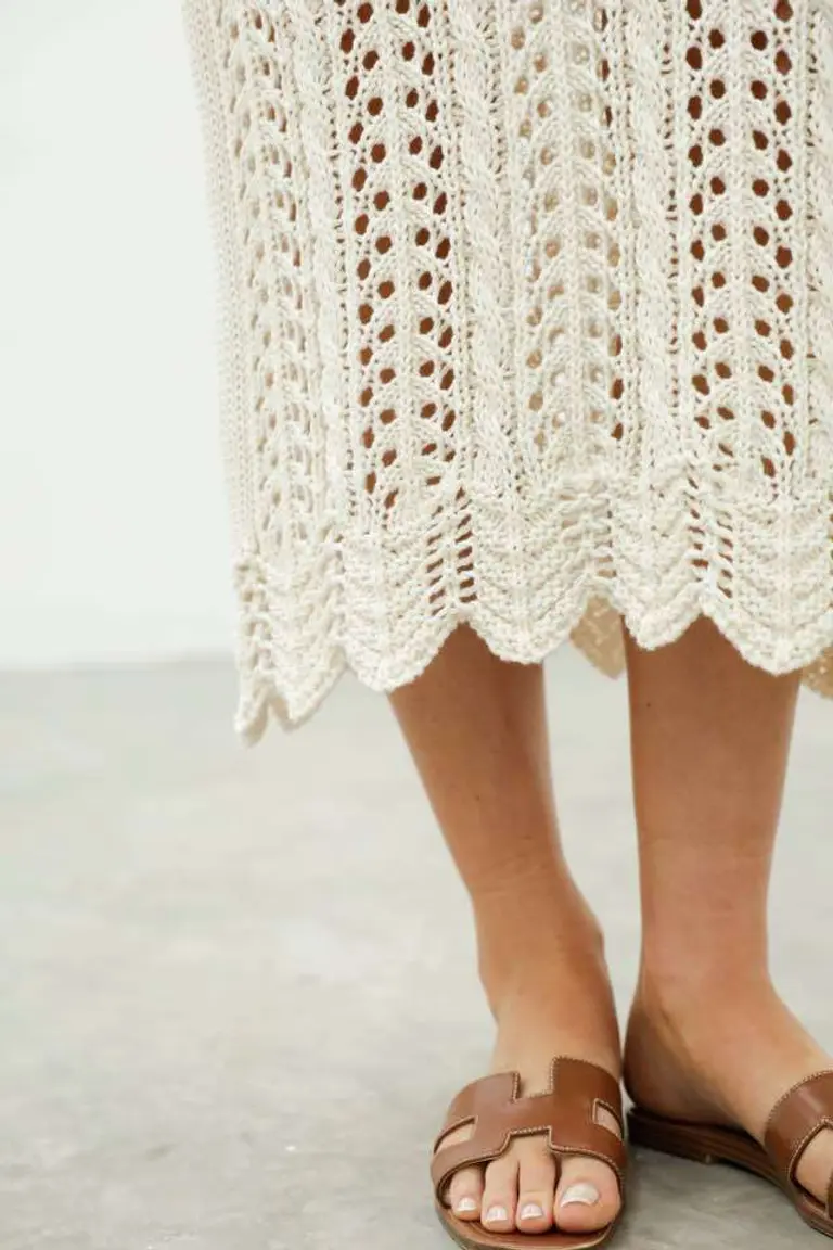 Vestido Calado Trenzado de Hesed en Vestidos para argentina