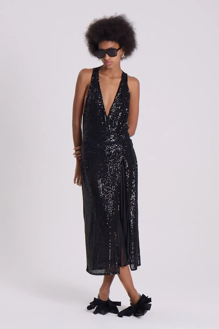 Body negro con lentejuelas, una prenda versátil y elegante para la mujer moderna de Maria Cher en Bodies para argentina