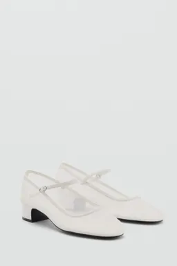 Zapato mesh tira hebilla de Mango en Zapatos con Tacos para argentina