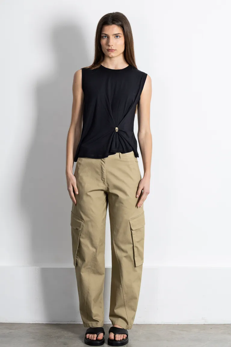 Pantalón cargo de corte recto con bolsillos laterales para mujeres de Kill en Pantalones para argentina