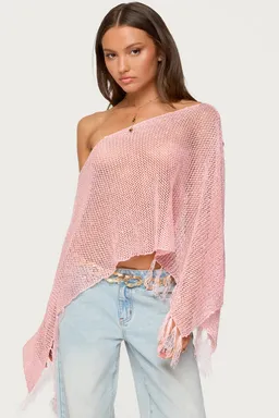 Poncho punto con flecos de Edikted en Capas y Ponchos para argentina