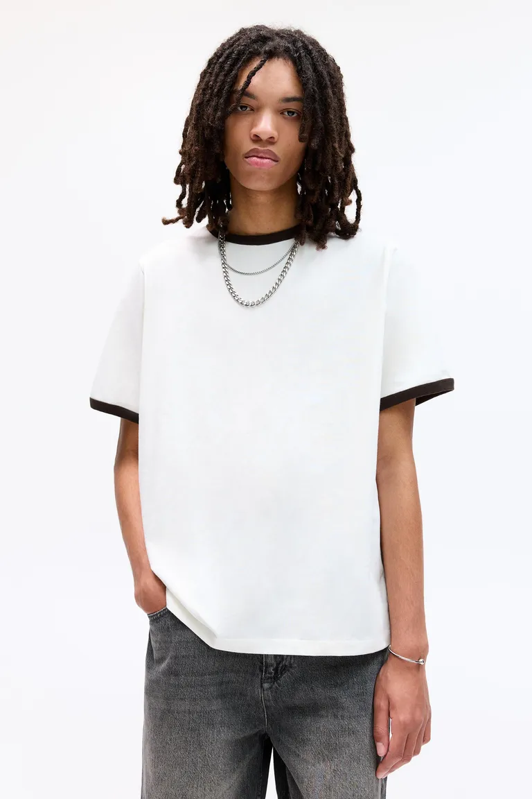 Remera manga corta rib de Pull&Bear en Remeras y Polos para argentina
