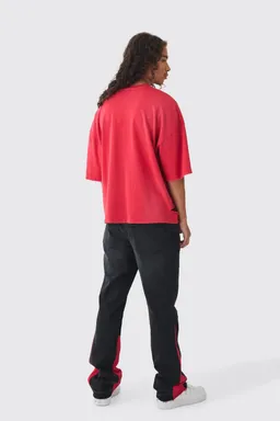 Jeans slim apliques pu de Boohooman en Pantalones para argentina