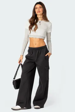 Pantalón jogger cargo pierna ancha de Edikted en Pantalones para argentina