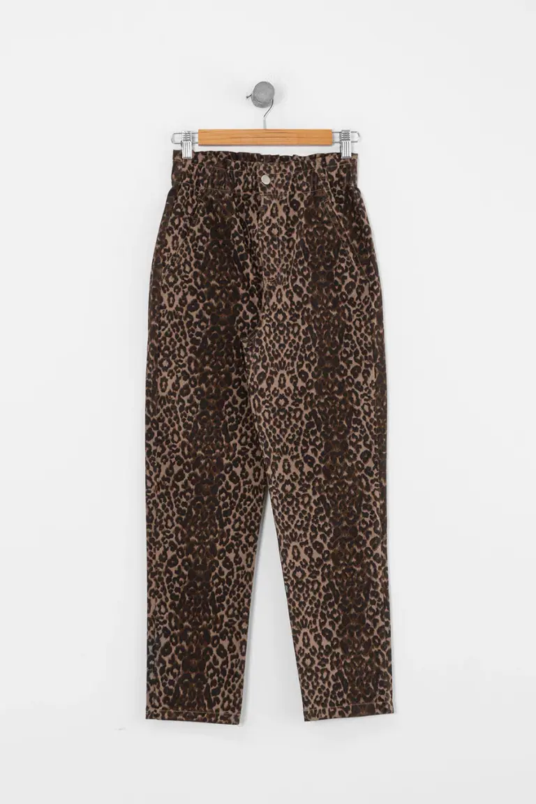 Pantalón Slouchy Animal de Sky Pantalones Animal Print BKSTG
