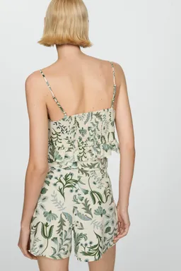 Top crop estampado lazo de Mango en Tops para argentina