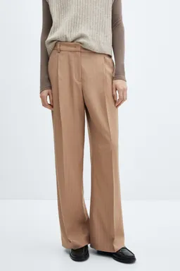 Pantalón raya diplomática wideleg de Mango en Pantalones para argentina