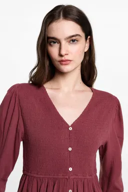 Blusa fluida fruncida de Mango Teen en Blusas para argentina