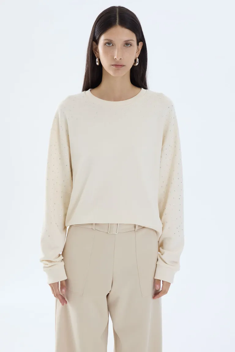 Buzo de cuello redondo y mangas largas de calce relajado de Portsaid en Buzos y Sweaters para argentina