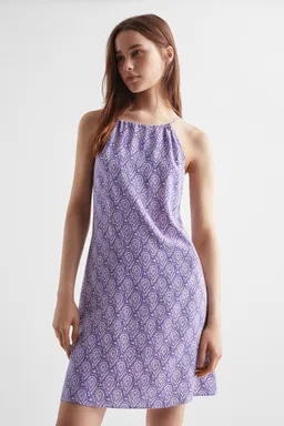 Vestido cruzado estampado fino de Mango Teen en Vestidos para argentina