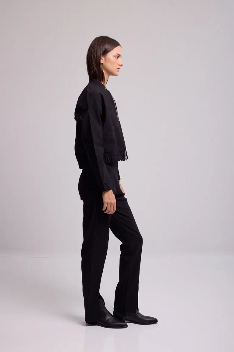 Pantalon sastrero ajustado con recortes frontales, bolsillos y tajo en botamanga de Kill en Pantalones para argentina