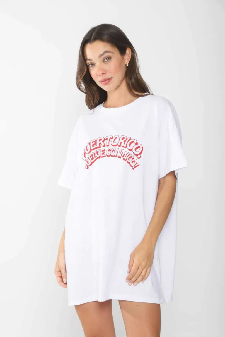 Remera estampada negra de algodón para mujer de Belle en Remeras para argentina