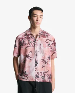 Camisa manga corta estampada de Bershka en Camisas para argentina