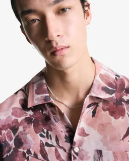 Camisa manga corta estampada de Bershka en Camisas para argentina