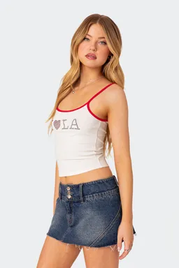 Musculosa strass lover de Edikted en Tops para argentina