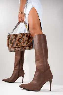 Bota Gamuza Taco de Vita Shoes en Botas y Botinetas para argentina