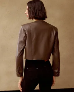 Chaqueta corta con solapa de Motf en Chaquetas para argentina