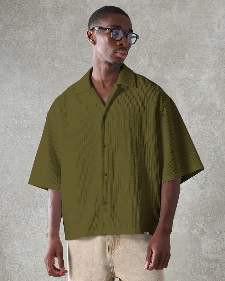 Camisa formal plisada japonesa de Sumwon en Camisas para argentina