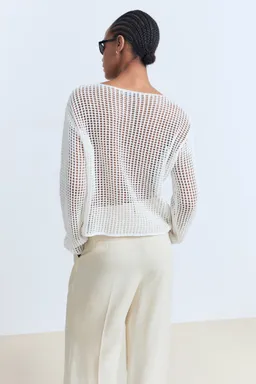Sweater crochet manga larga de Mango en Buzos y Sweaters para argentina