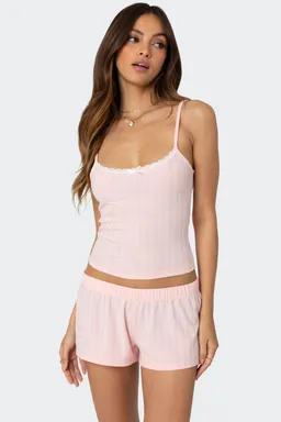 Musculosa pointelle irene de Edikted en Tops para argentina