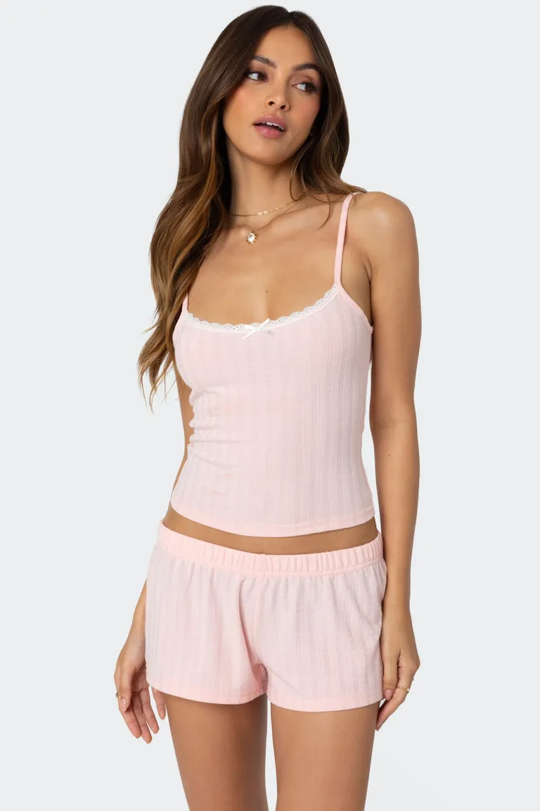 Musculosa pointelle irene de Edikted en Tops para argentina
