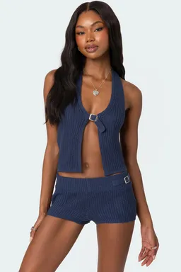 Top halter cinturón weekender de Edikted en Tops para argentina