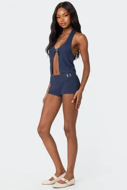 Top halter cinturón weekender de Edikted en Tops para argentina
