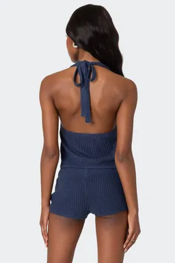 Top halter cinturón weekender de Edikted en Tops para argentina