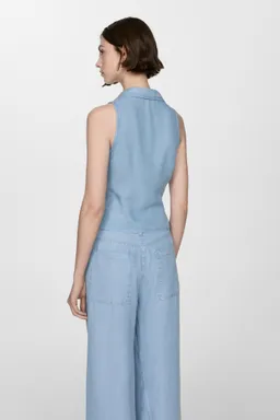 Camisa lyocell abertura de Mango en Camisas para argentina