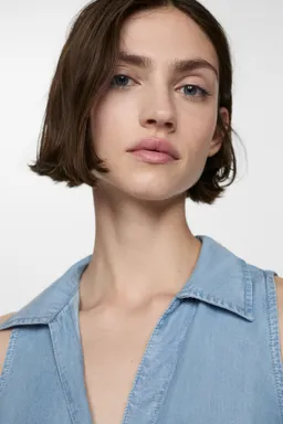 Camisa lyocell abertura de Mango en Camisas para argentina