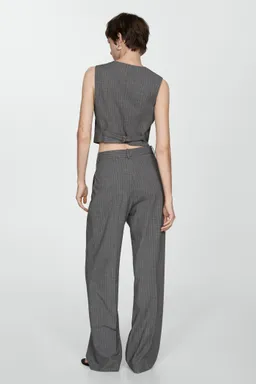 Pantalón traje raya diplomática de Mango en Pantalones para argentina
