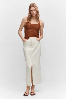 Top punto calados de Mango en Tops para argentina