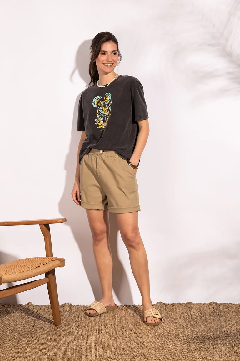 Shorts cómodos y holgados de algodón para mujer de Indiastyle en Shorts para argentina