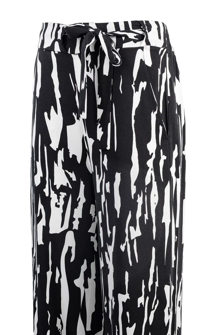 Pantalón estampado de silueta holgada con lazo ajustable en la cintura de Kill en Pantalones para argentina