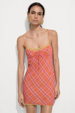 Vestido estampado combinado de Mango en Vestidos para argentina