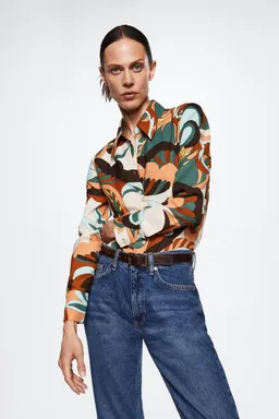 Camisa estampado retro de Mango en Camisas para argentina