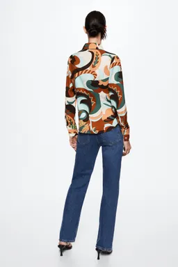 Camisa estampado retro de Mango en Camisas para argentina