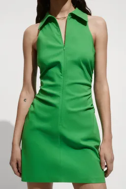 Vestido camisero con cremallera de Mango en Vestidos para argentina