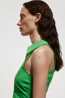 Vestido camisero con cremallera de Mango en Vestidos para argentina