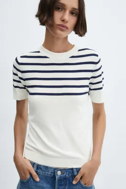Remera rayas manga corta de Mango en Remeras para argentina