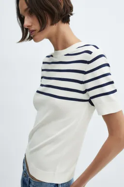 Remera rayas manga corta de Mango en Remeras para argentina